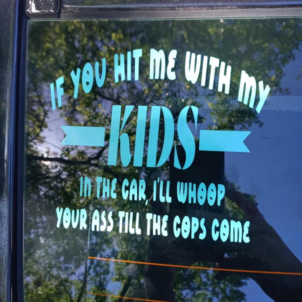 Car Decal- Made To Order- Multiple Colors Available